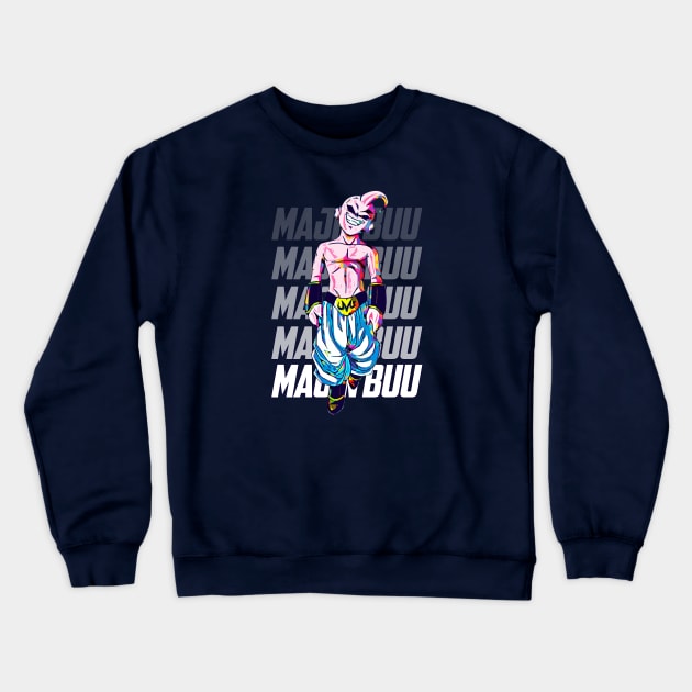 Majin Buu Crewneck Sweatshirt by Retrostyle